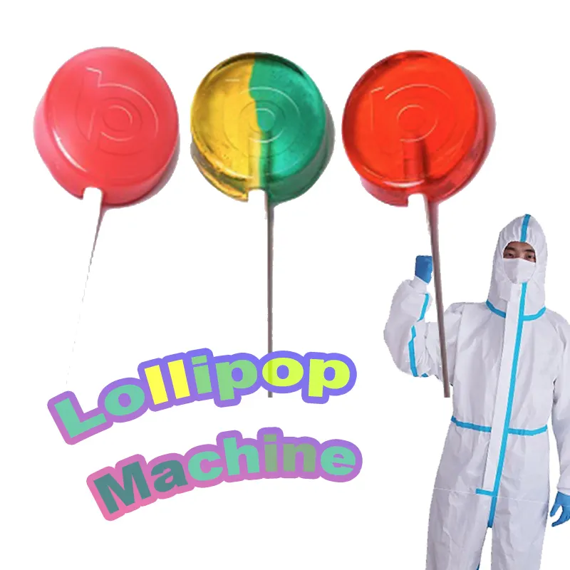 Flat lollipop chupa chup candy production line hard candy equipment Lollipop Sweets Making Forming Machine