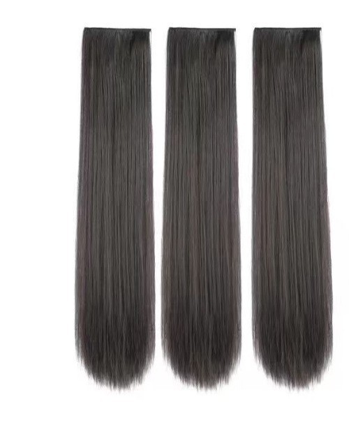 3 straight hair-brown black 60cm