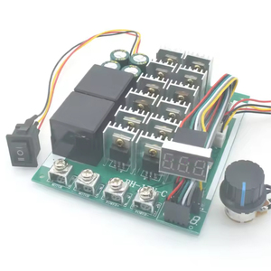 DC Motor ayarlanabilir 0-dijital ekran sürücü modülü girişi MAX60A 12V 24V ile 100% PWM hız kontrol cihazı - Product Image 6