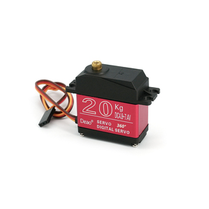 360 grado 20KG ad alta coppia di ingranaggi in metallo Micro Servo digitale lineare per RC auto RC braccio Robot - Product Image 1