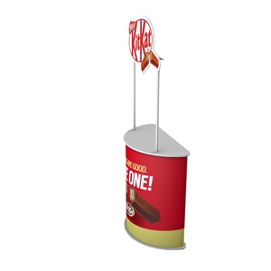 New Model Customized Design Trade Show Banner Stand POR Aluminum Pop-up Advertising Promotion <strong>Counter</strong> With PVC Panel <strong>Table</strong> <strong>Promo</strong> - Product Image 4