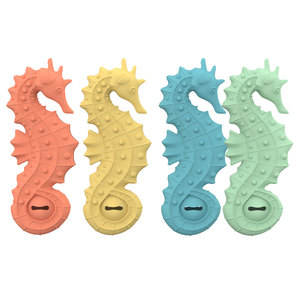 PAISEN lindo pez silicona hierba gatera y cepillo de dientes juguetes para gatos interactivo mascota movimiento interactivo caballito de mar juguete de Limpieza de dientes para gatos - Product Image 5