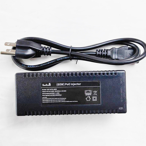 Sunsoont産業用電源モジュール高出力60W52V/1.2Aシングルポート1000MギガビットPoEインジェクター - Product Image 1