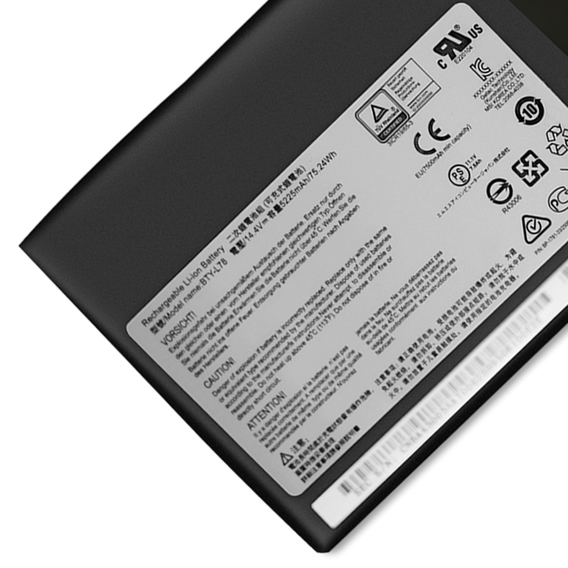BTY-L78 Pour MSI GT62 GT73 GT75 GT76 GT80VR GT83 Série