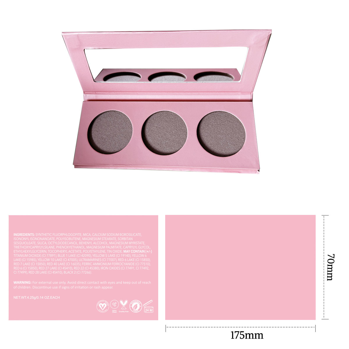 Nouveau Blush Palette-rose-3
