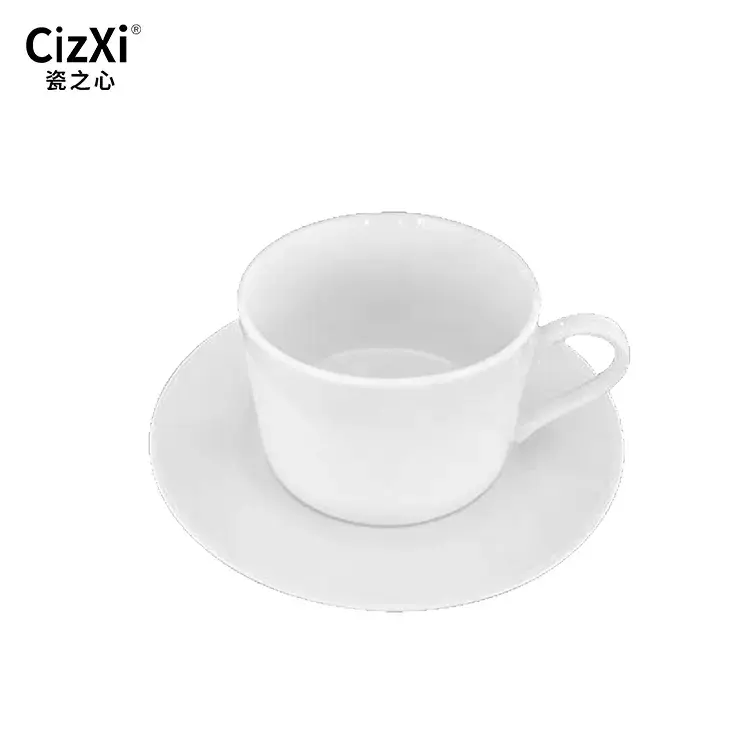 전문 세트 인쇄 사용자 정의 차 컵 접시 도매 도자기 컵과 접시 중국에서 만든