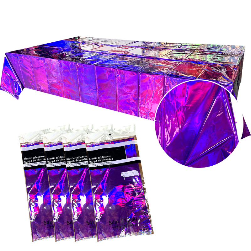 137*183cm Laser Shiny Purple