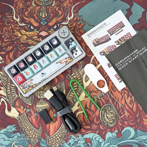 Darmoshark KT15 Hot Swap ปุ่มกดเครื่องกลของขวัญ 3 โหมด BT คีย์บอร์ดไร้สาย 15 คีย์ PBT ปุ่มกดของขวัญ - Product Image 6