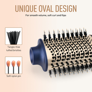 PRITECH công cụ tạo kiểu nóng một bước Volumizer Máy sấy tóc bàn chải 1200W bàn chải không khí nóng - Product Image 4