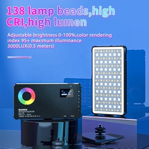 RGB LED Camera <strong>Light</strong> 2500K-9000K CRI 95+ Photography or Video Graphy Work Brightness Adjustment 0-100% 360' Full Color - Product Image 4
