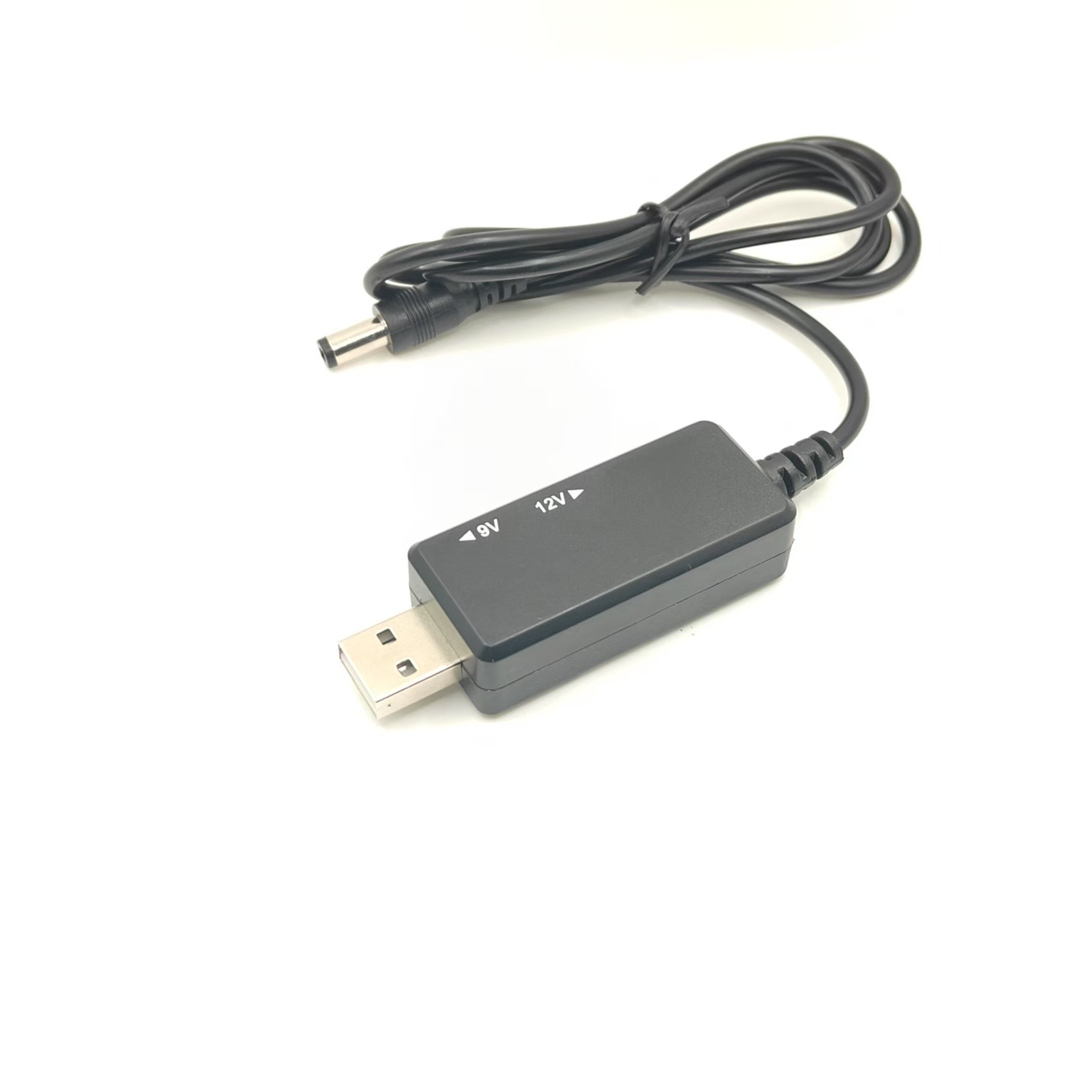 Câble boost ajustable DC 5.5*2.1mm, fil unique 9V-12V
