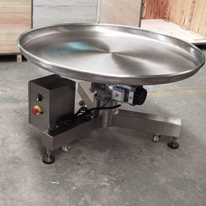 小型和大型自动旋转转盘，用于食品加工生产线包装后收集物品 - Product Image 5