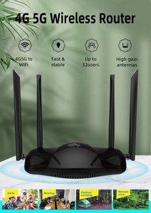CP106เราเตอร์ไร้สาย4G/5G LTE CPE 2.4 GHz 300 Mbps ผู้ใช้32คนพ็อกเก็ตโมเด็ม4G LTE ช่องใส่ซิมการ์ดเครือข่าย - Product Image 5