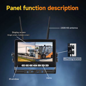 720P <strong>Wireless</strong> Car <strong>Reverse</strong> Aid <strong>System</strong> AHD Image 2 Magnetic Cameras for Safety Monitoring Collision Warning Parking Functions - Product Image 4