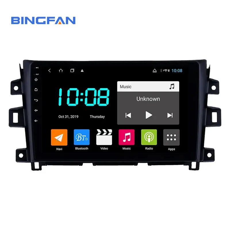 Car Auto Radio 9 "Android 8.1 Multimedia Player Cho 2011-2015 2016 Nissan NAVARA Frontier NP300 GPS Navigation Với WIFI 4 Gam