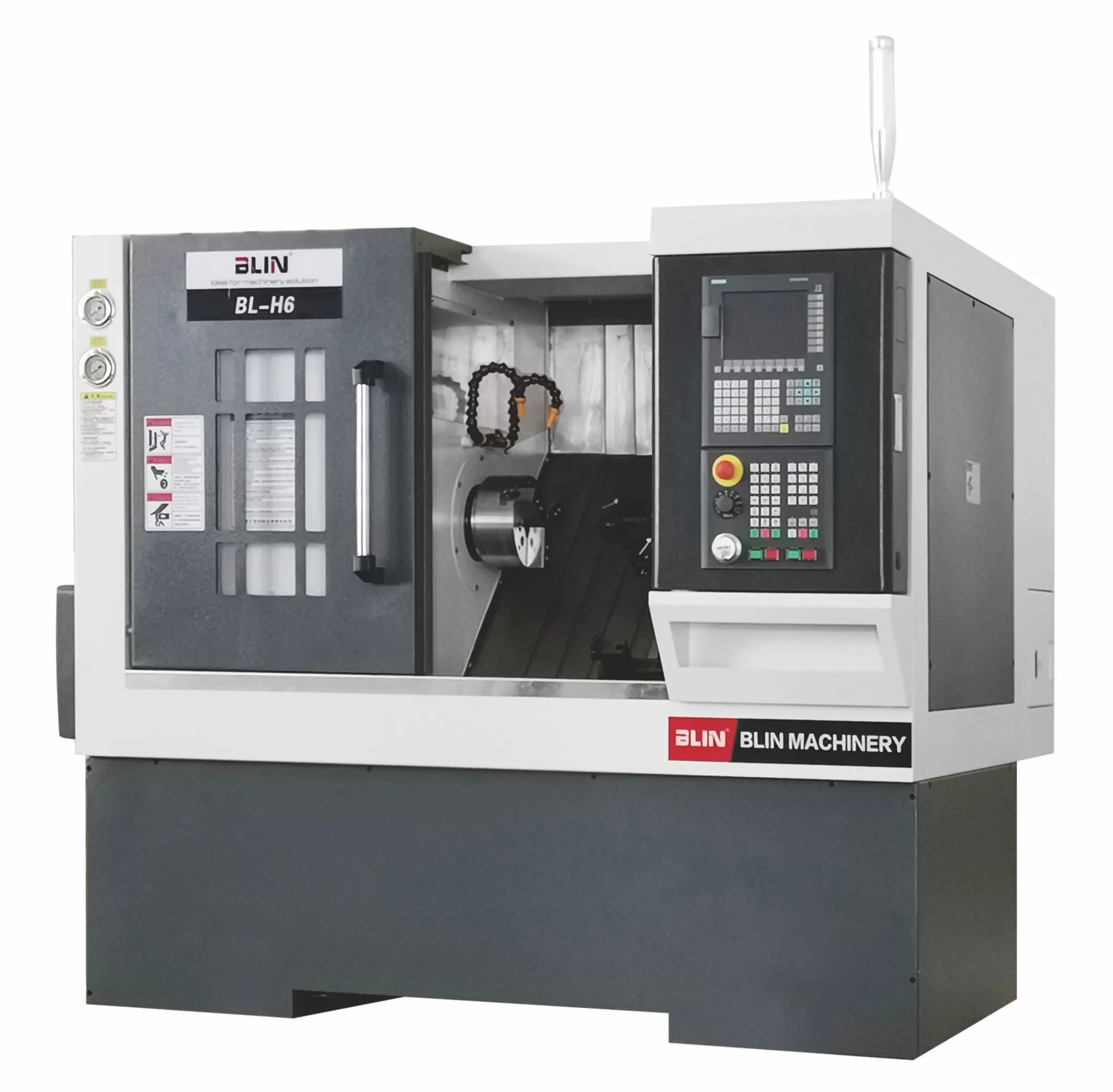 Yüksek hassasiyetli tayvan standart kaliteli çin hobi Mini Metal CNC otomatik torna makinesi fresadora cnc