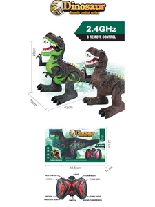 DWI 8-Channel 2.4G Remote Control T-rex Large Dinosaur <strong>Toy</strong> RC Dinosaur Toywith Water Mist Light <strong>Roars</strong> Birthday Gift for Kids - Product Image 2