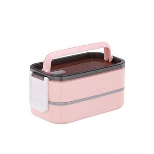 Katmanlar dikdörtgen sızdırmaz isıtılabilir paslanmaz çelik gıda saklama kabı plastik çocuklar Bento kutusu yemek kabı - Product Image 1