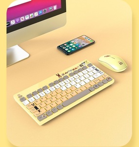 FD 1501 <strong>Customization</strong> Colorful Wireless <strong>Keyboard</strong> and <strong>Mouse</strong> <strong>Combo</strong> 2.4G USB Compact Portable and Quiet <strong>Keyboard</strong> and <strong>Mouse</strong> for PC L - Product Image 5