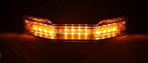 デュアルカラーECE R65クラス2 R10 SAE LED表面マウントグリルライト72W LEDフラッシュストロボライト270度幅SA7027 - Product Image 2