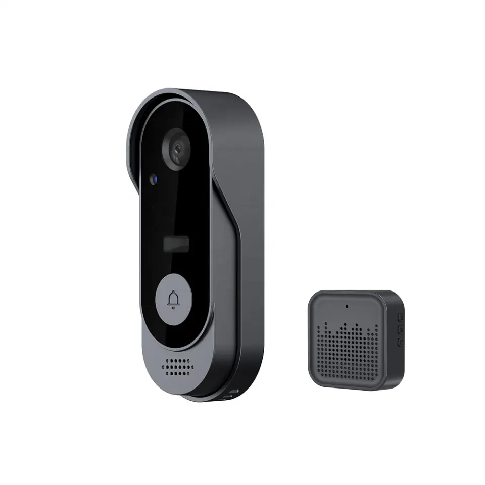Tuya Smart Door Bell Câmera Sem Fio 2 Way Intercom Door Bell Camera Wifi Video Campainha Com Armazenamento em nuvem gratuito Permanente