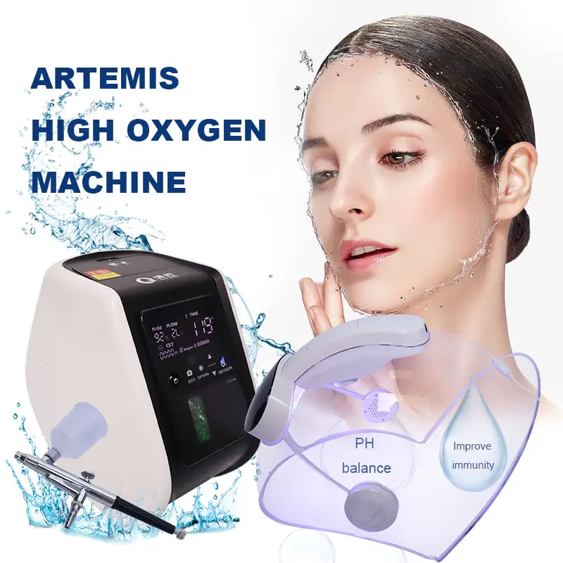 2022 nouveautés corée visage hydro oxygène luminothérapie masque dôme O2Toderm appareil de beauté avec Led Hydra oxygène Machine faciale