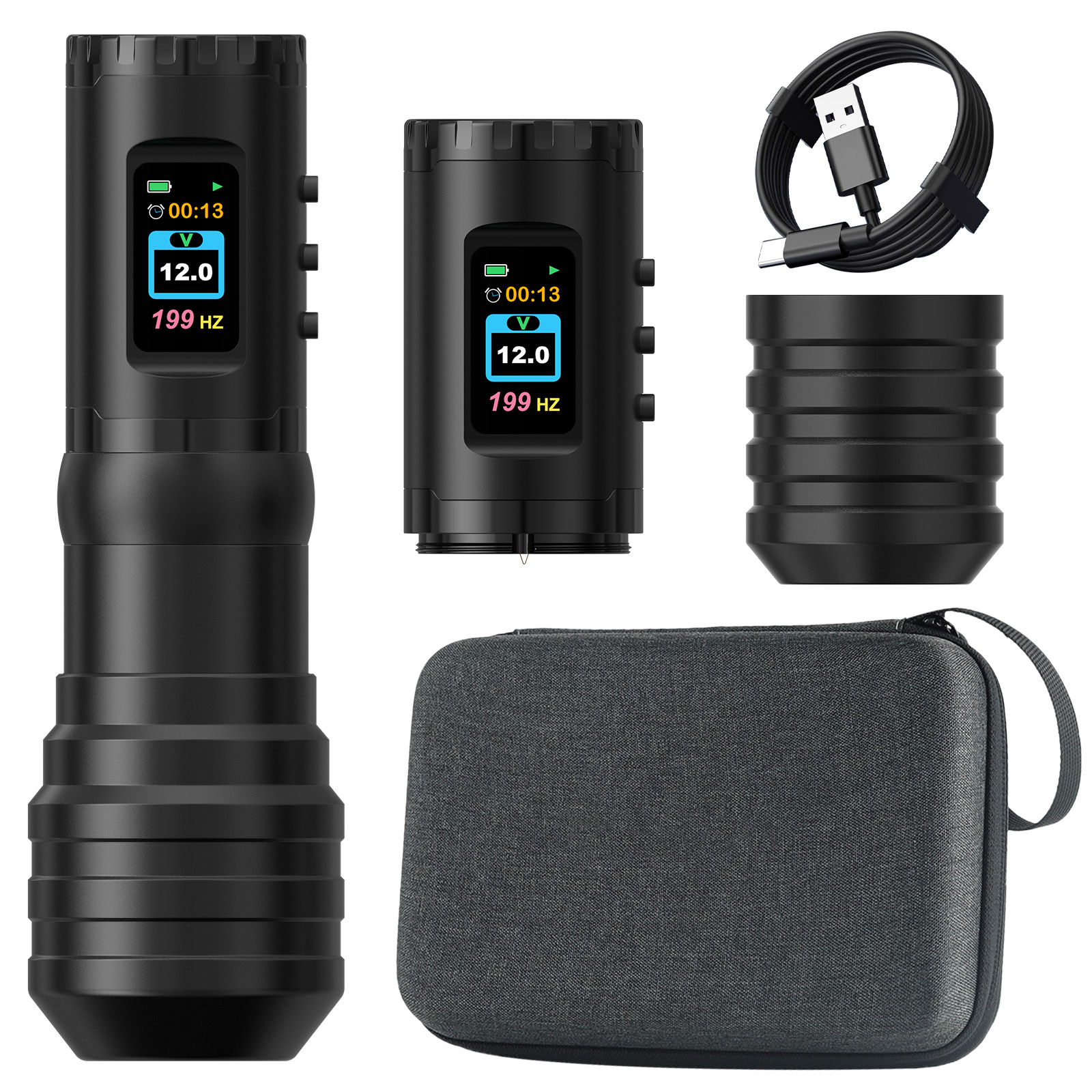 Batterie double noire-3