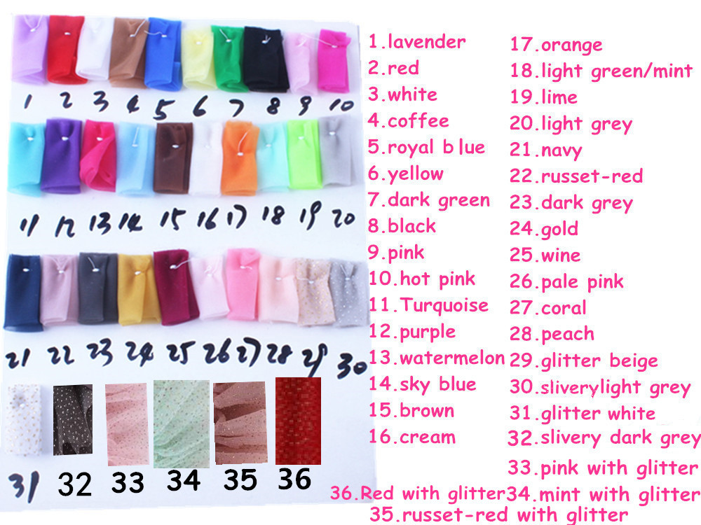 Más de 30 colores