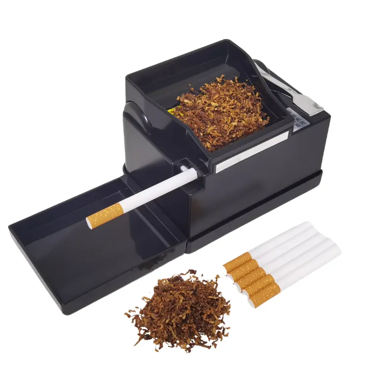 Máquina automática de cigarrillos 8mm/6,5mm tabaco operación manual jeringa tamaño king tubo convencional