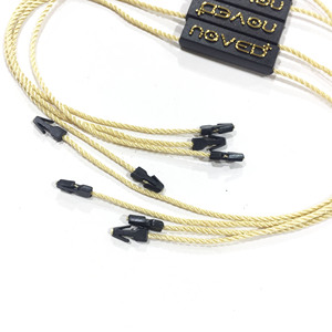 Etiqueta colgante muy barata, cadena de sellado, logotipo de marca en relieve personalizado, etiqueta colgante, cadena de bucle para ropa - Product Image 3