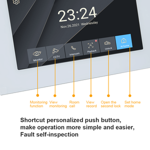 Sistema de intercomunicación inteligente para el hogar, monitor de interior con Wifi, detección de movimiento, Vídeo IP, pantalla táctil de teléfono, timbre de puerta remoto con aplicación Tuya - Product Image 6
