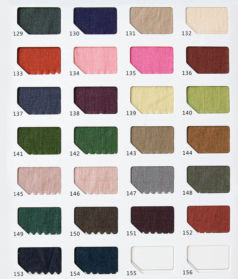 154 colors in stock. Please note the color code.