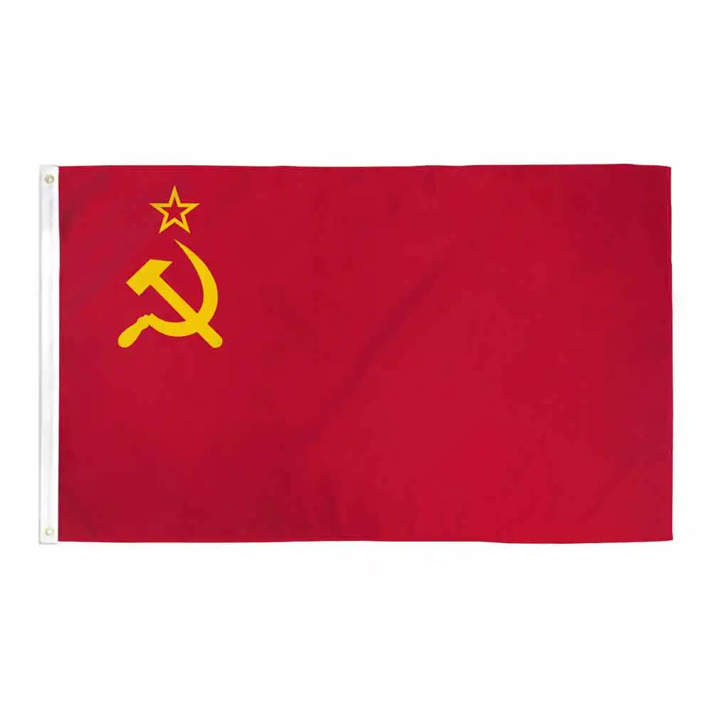 Bandeira profissional ussr, fabricante de bandeiras de alta qualidade, impressão de todas as bandeiras nacionais
