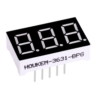 Super Red 0,36 Zoll 7-Segment-Anzeige 3-stellige LED-Modul-LED-Segment anzeige