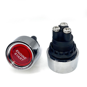 モーメンタリースタートスイッチ、エンジンスタートプッシュボタンイグニッションスイッチ12V50A車用LEDスイッチ - Product Image 6