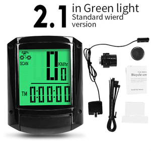 Ordenador de bicicleta de 2,1 pulgadas, pantalla LCD para ciclismo, resistente al agua, IPX7, Monitor de ritmo cardíaco, ordenador inalámbrico para bicicleta - Product Image 6