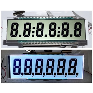 Display LCD su ordinazione dell'erogatore dell'olio dello schermo della macchina del combustibile 664 776 886 4 5 6 12 20 22 cifre grande Display LCD a 7 segmenti per l'erogatore dell'olio - Product Image 3