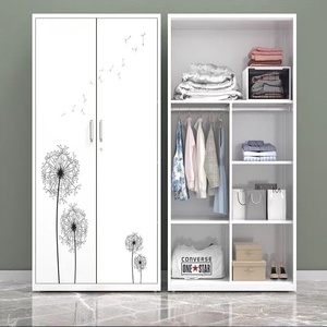 Armoire de style moderne en métal avec miroir Placards Almirah en acier pour chambre à coucher, maison, hôtel, hôpital, salle de bain - Product Image 1