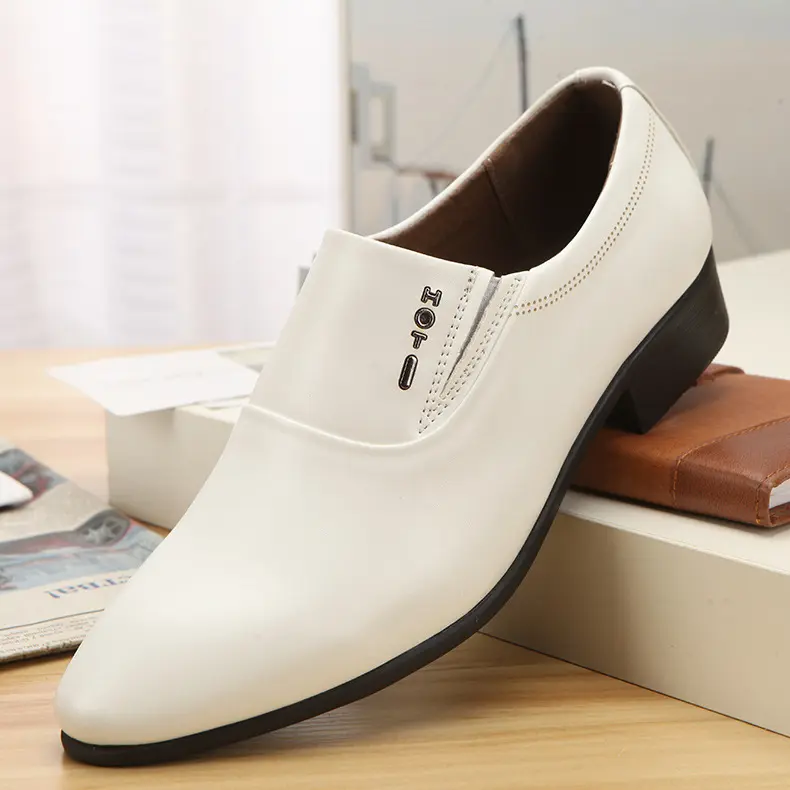 Keleeti-zapatos de negocios de cuero para hombre, calzado de vestir formal, al por mayor, novedad de 2023