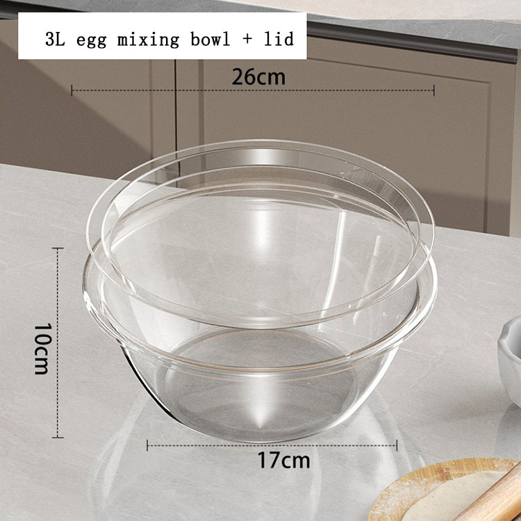 Petit bol transparent + couvercle