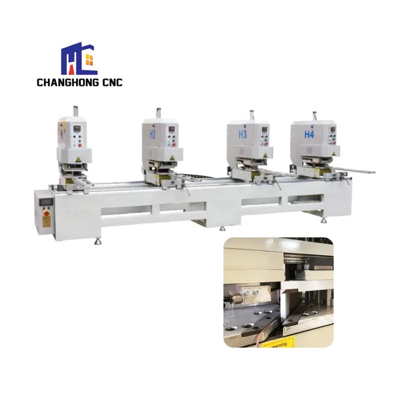 Four Head Welding Machine for Doors for Sale Upvc Window and Door Seamless Provided CHANGHONG CNC 150 100% Easy to Operate 4.5kw
