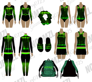 OEM amigo uygulama baskılı özel Rhinestone amigo üniforma ile Spandex Cheer kostüm seti giymek - Product Image 1