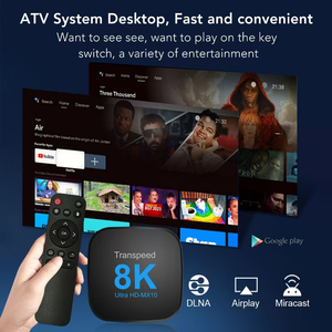 Yeni varış android 13.0 dijital ATV kutusu 2 + 16GB dual band WiFi 8k HD akıllı medya tedarikçisi set-top box - Product Image 2