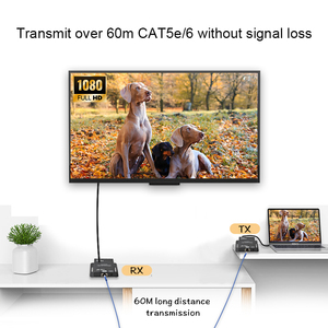 60 Meter <strong>HDMI</strong> Extender with EDID and Bidirectional POC, Supporting CAT6 Full HD 1080p 3D - Product Image 2