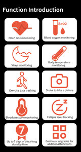 C3 IQ cincin pintar dengan casing pengisi daya, kedalaman tahan air Ultra kuat Chip preformance tinggi pemantauan kesehatan 24 jam - Product Image 2