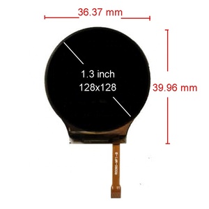Display Oled circolare OLED da 1.3 pollici con interfaccia SPI MCU a 128*128 punti 1.3 pollici 128x128 I2C ips display PMOLED monocromatico rotondo - Product Image 1