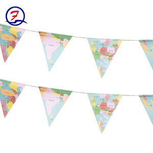 High Quality Plastic <strong>Customized</strong> Design Pennants <strong>String</strong> <strong>Flag</strong> <strong>Triangle</strong> <strong>Bunting</strong> Banner for Decoration - Product Image 4