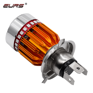 EURS otomatik sis lambası üç pençeleri H4 LED Motor far 4 renk beyaz kırmızı mavi mor otomobiller ve motosikletler için - Product Image 4