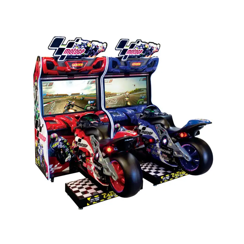 アミューズメント用のベストセラーコインプッシャーモーターサイクルシミュレーターレースファッションアーケードモーターレーシングゲーム機