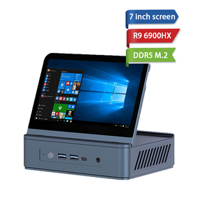AMD 6900HX CPU Mini PC mit 7 "Bildschirm DDR5 RAM und M.2 PCIe 4.0 für immer sive Büroarbeit und kreatives Design Computer verwenden - Product Image 1